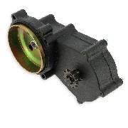 Démultiplicateur double chaine pour pocket quad (6.5mm) - Noir 